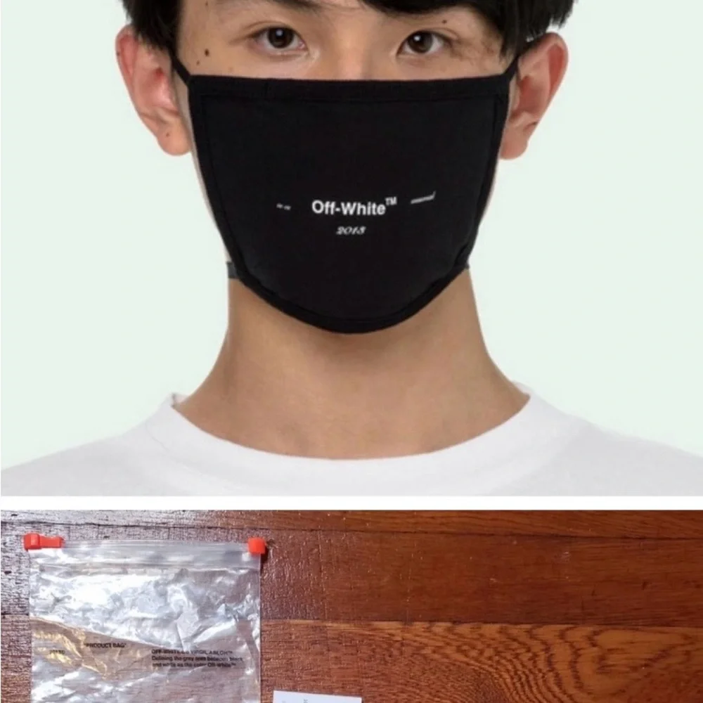 NWT Off-White Black Mask 😷